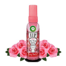 Air Wick V.I.P. Pre-Poop Toilet Spray, Rosy Starlet, 1.85 oz Freshener - Pack: 1 Pack