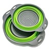 Collapsible Strainer Colander for Kitchen Food, Pasta Strainer Set of