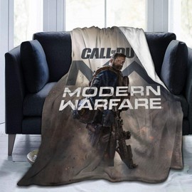 Warm Throw Blanket 3D Printed Call-of-Duty Modern-Warfare 2019 Super Soft Anti-Pilling Flannel Blanket 60"x50"