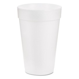 Dart Container Corp. 16J16 Foam Cups, 16 oz., White (Pack of 1000)