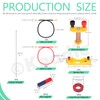 Keadic 38Pcs Magnet Science Kit Contains Bar/Ring/Horseshoe/Butterfly Magnetic, Compass, Iron,
