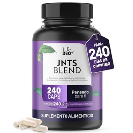 LIFE 360+ Joints Glucosamina + Condroitina | 240 cápsulas|1001mg p/porción