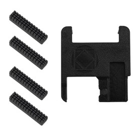 4pcs Silicone Nozzle Wiper 3D Printer and 1 Bracket, Upgrade Nozzle Brush Replacement Parts Kit for Cleaning Printing Material Buildup Accessories Supplies for Bambu Lab P1P/P1S