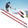 Fiberglass Golf Alignment Sticks 2 Sections Foldable Golf Direction Indicator