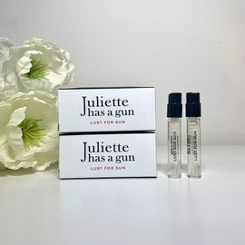 2 Juliette Has A Gun Lust For Sun Sample Perfume EDP Spray 1.7ml each New In Box