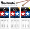Rockhouse Guitar Strings Acoustic 6 String Set, Phosphor Bronze, Nano