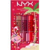 Labial Shine Loud Trío Holidays Nyx – 3 tonos (rojo,