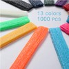 UPINS 1000PCS Wax Craft Sticks Bendable Sticky Wax Yarn Sticks