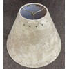 Rustic FAUX Leather Hardback Round Lamp Shade - 14"