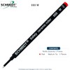Schmidt 888 M Safety Ceramic Rollerball Refill - Red Ink
