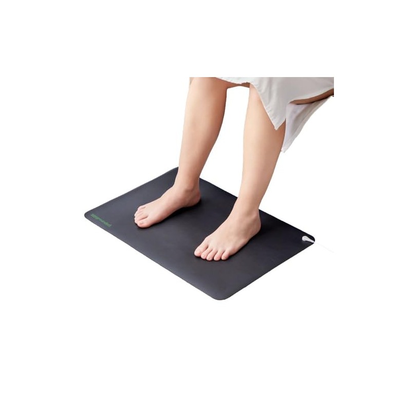 Zengrounded Grounding Mat, 15 ft Grounding Cord, Earthing Therapy Foot