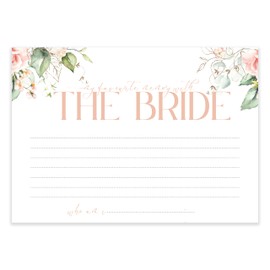 Hen Party Memory with the bride game Boho Rose 10 pack (PIM-MWTB10)