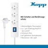 Kopp 233302018 Indoor 3AC outlet(s) 1.4m White power extension 233302018,