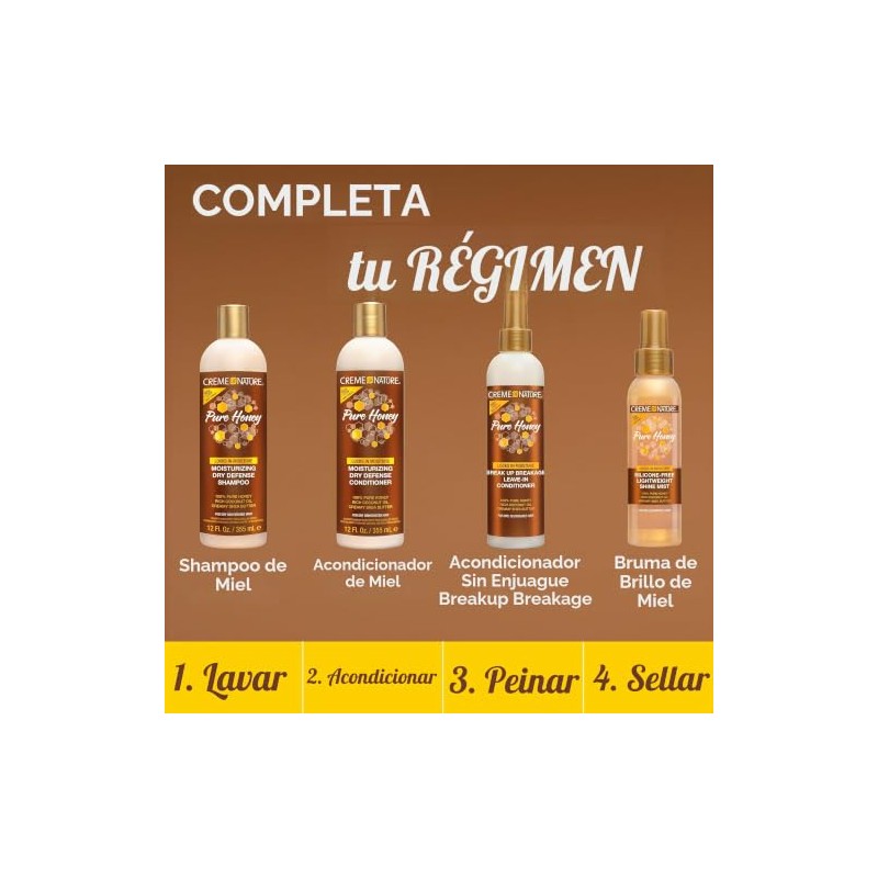 Creme of Nature Knot Away Desenredante sin enjuague, 8 oz