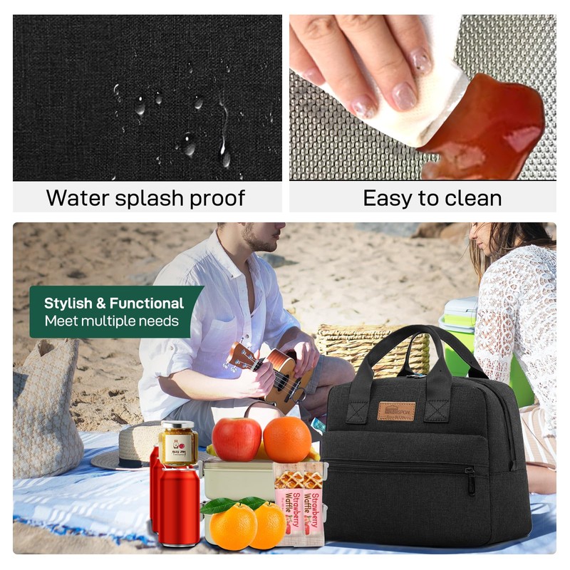 HOMESPON Insulated Lunch Bag for Women Men Work Adult Cool