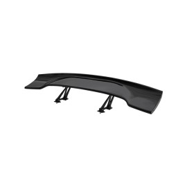 Unbranded Universal 57" ABS Adjustable Matt Black Wide GT-Style GT Trunk Spoiler Wing