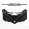 VR Face Pad Black Raised PU Leather Sweat Proof Light