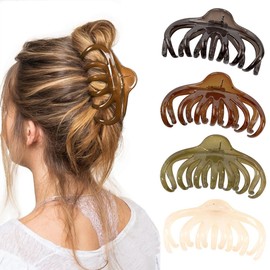 TTPSRY Women's Hair Clips, Pumpkin Hair, Pumpkin Shape, Shark Clips, Suitable for All Hair Types, Stylish and Versatile, Perfect for a Halloween Party