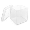 BELLE VOUS 5 Sided Clear Acrylic Cube Display Box with
