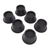 6Pcs Furniture Risers Round Plastic Furniture Lift Riser for Bed