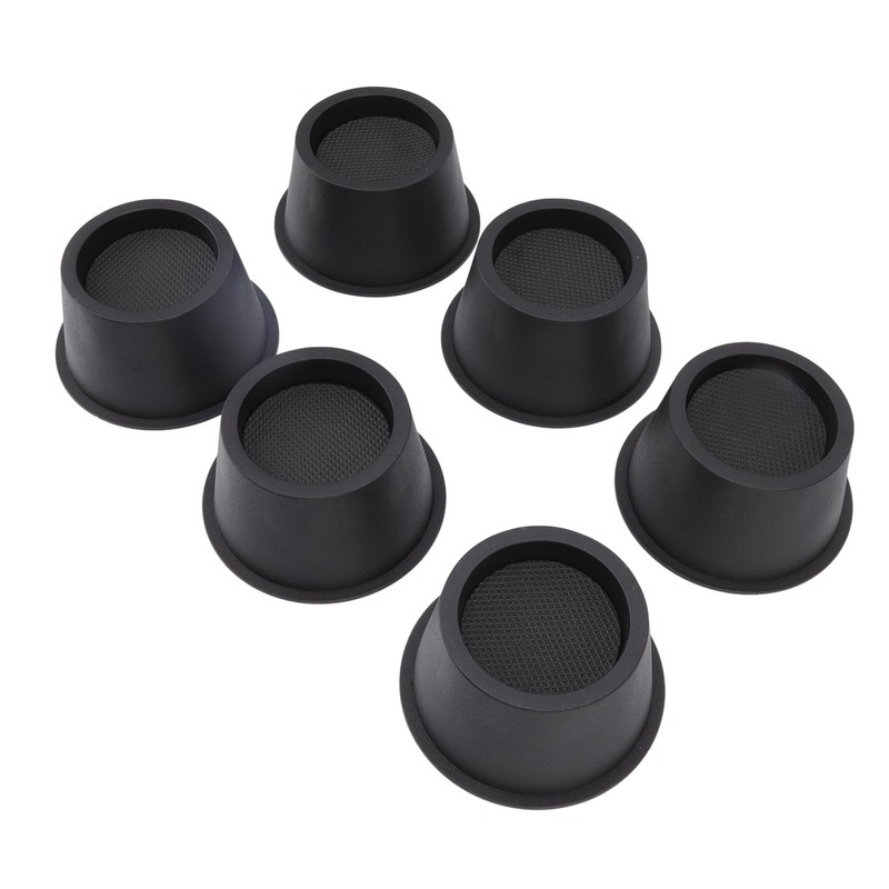 6Pcs Furniture Risers Round Plastic Furniture Lift Riser for Bed