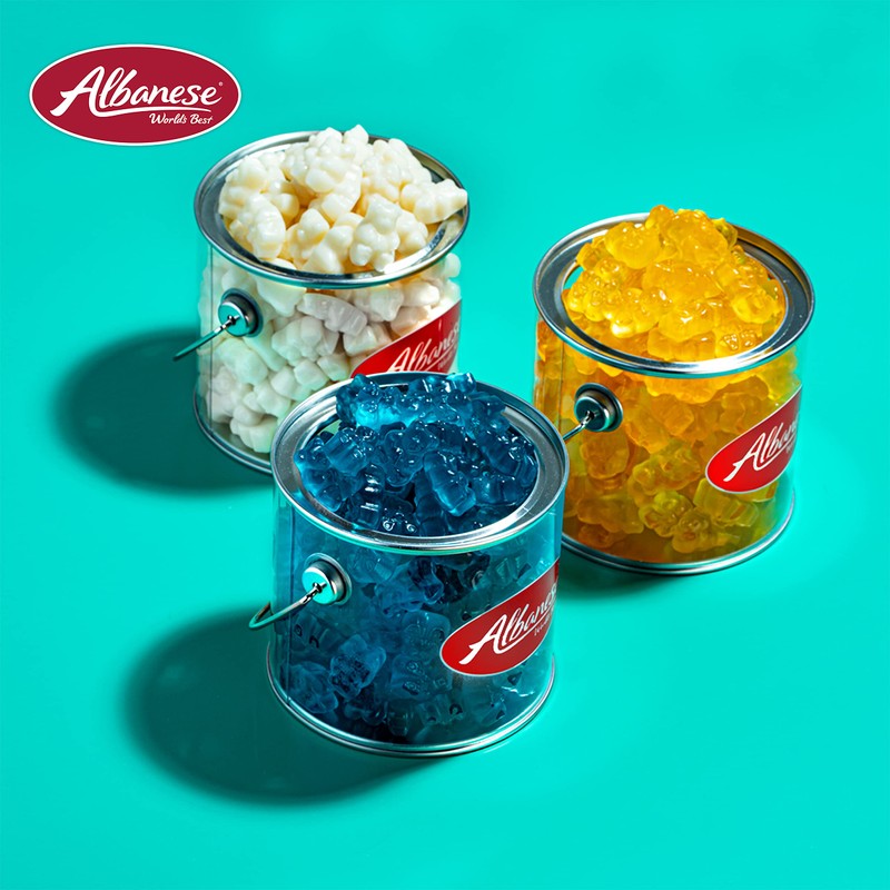 Albanese Candy, Blue Raspberry Gummi Bears, 5-pound Bag
