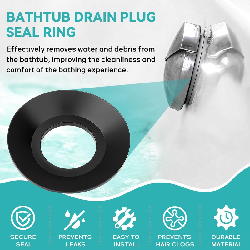 37680B Tub Stopper Gasket for Tip Toe Style Bathtub Stoppers,