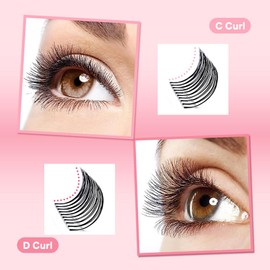 Arison Lashes Premade Lashes Fans False Eyelash Russian Extension Volume Fluff Natural Cat Eye Lashes 4D D Curl 0.07 Thickness 8-15mm Mix Lash Tray