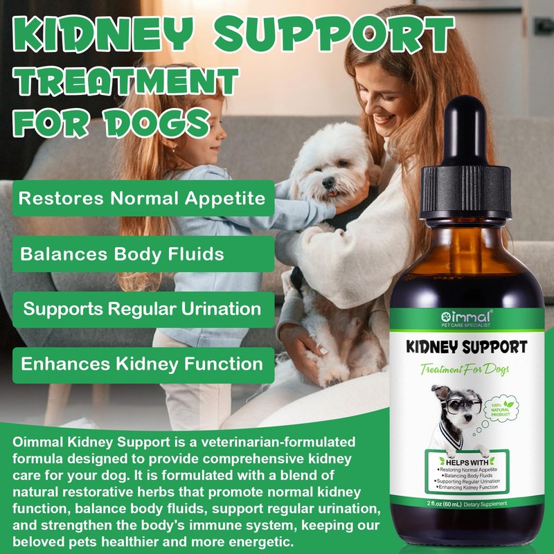 Kidney Support Supplement for Dogs - 60 ml Restore Normal