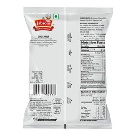 Jabsons - Jaggery Coated Roasted Chickpeas (Gud Chana), 150g (Pack of 6)