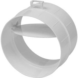 Vent Systems 4'' Inch Backdraft Damper - Dryer Vent Backflow Shutter - ABS Plastic - One-Way Airflow Ducting Insert - Inline Fan Vent Deflector 4'' Inch