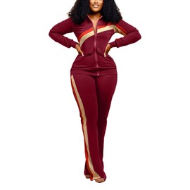 2 Piece Outfits for Women Tracksuit Set Jogging Suits Workout Gym Set Sweatpants Sport Sets Pocket