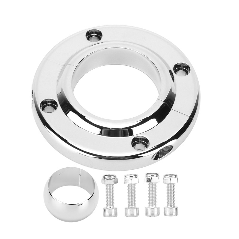 2PCS Steering Column Floor Mount Polished Round Replacement for GM