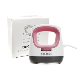 DODODUM Heat Press Small Heat Press Machine for T Shirts Shoes Hats Small HTV Iron-on Vinyl Projects Easy to Use Portable Iron Press for Heating Transfer Pink