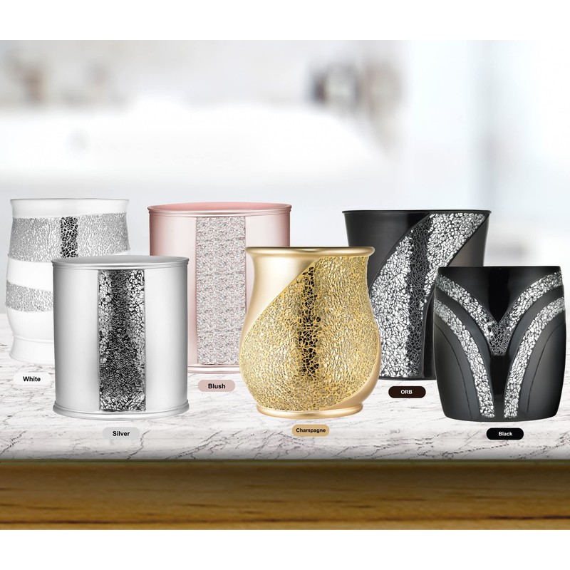 Popular Bath Sinatra Modern Bath Waste Basket Modern Classic Contemporary