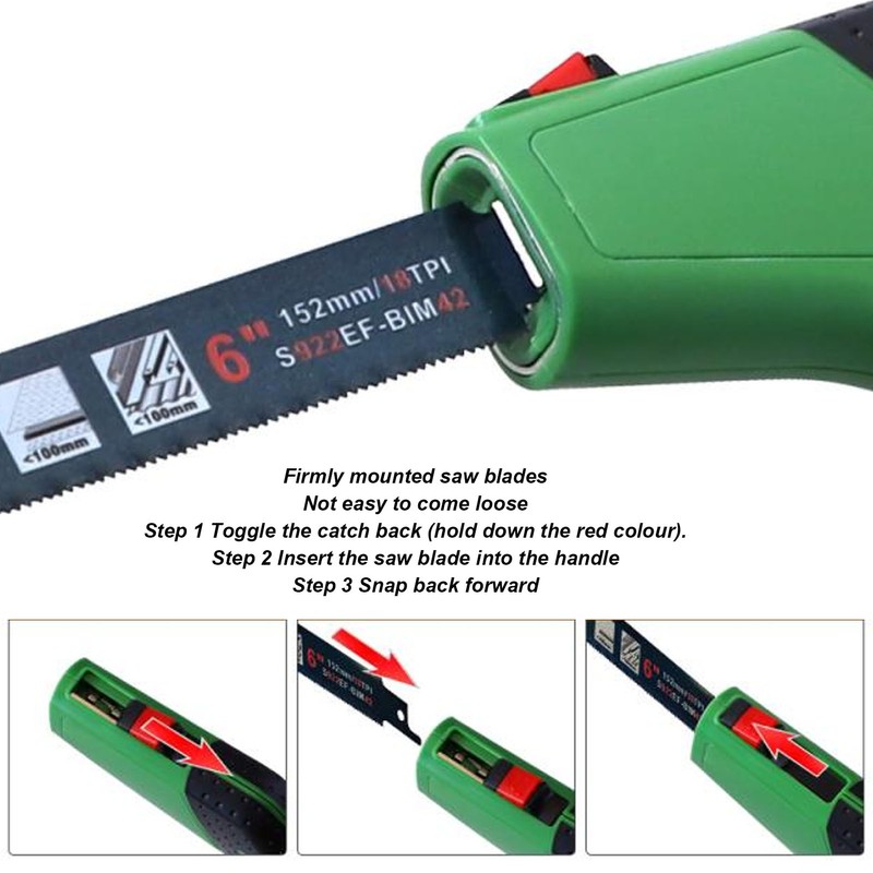 Saw Blade Handle Set TPR and High Speed Steel Multi