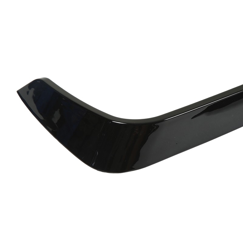 4Pcs Glossy Black Front Bumper Fog Light Eyebrow Cover Trim