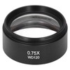 Microscope Lens 0.75X 120mm Barlow Eyepiece M48 Interface Accessory for