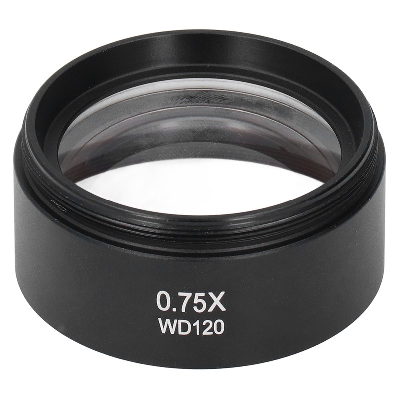 Microscope Lens 0.75X 120mm Barlow Eyepiece M48 Interface Accessory for