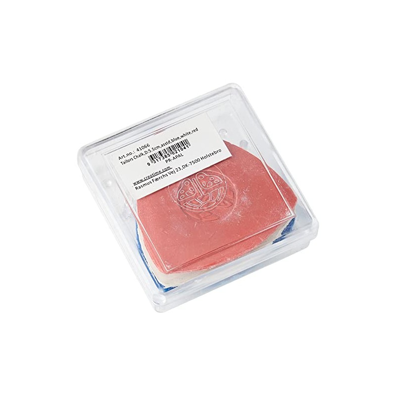 Creativ 100263 Tailor's Chalk Triangle - Set of 3 Red,