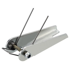 YOKIVE Hook Safety Latch Kit, Metal Towing Receiver Hitch Replacement | Great for Clevis Hooks Trailer (Silver Tone, 3.03-Inch)