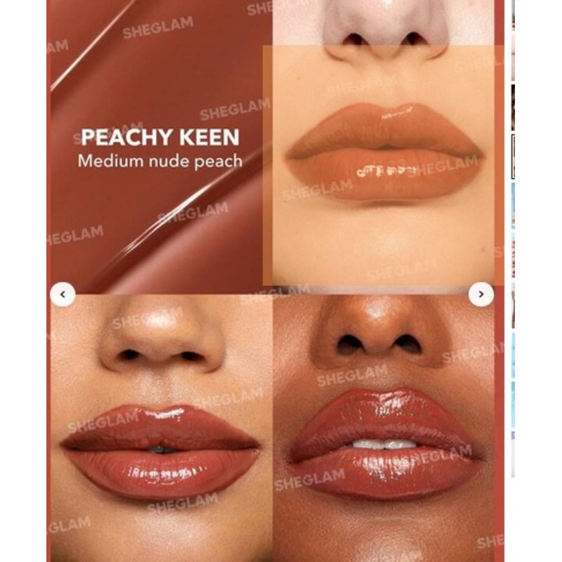 SHEGLAM Rellenador de Labios Brillante Pout-Perfect (Peachy Keen)