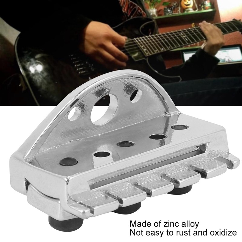 Electric Guitar String Lock Nut with Headstock String Retainer Bar