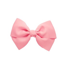 Mia Spirit Large Grosgrain Ribbon Bow Barrette, Hair Accessory, Hair Clip, For Dance, Cheer, Sports, School, Girls 1pc (light pink)