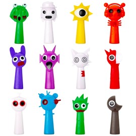 Gensly 12Pcs Creative Figure Toys Colorful Figures for Kids Game Figures for Fans Funny Collections Christmas Birthday Gifts
