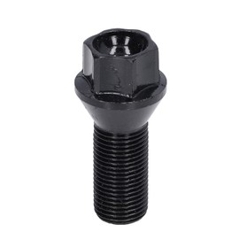 Wheel Bolts M14 x 1.25 Wheel Bolt Nut Bolt Wheel Bolt Taper Seat Wheel Bolts Nut Bolt Cold Forged Black Replacement Part for Series 1 Series 2 Series 3 Series 5 Series 7 Series X1 x 3 x 5 x 6