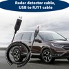MONDGE Radar Detector Colied Cable with USB to RJ11 Plug