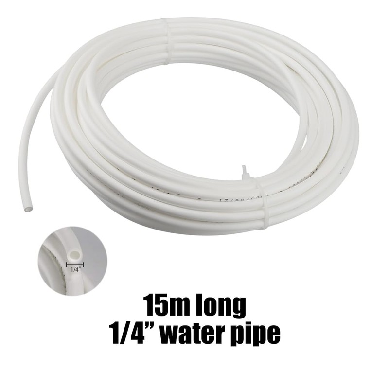 15 m fridge accessory set with fridge hose, water pipe