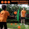 SUPERIORNET 9 Pack 3" Weighted Training Baseballs & Softballs /