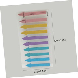 SEWACC 4pcs Arrow Page Markers Multi Function Sticky Tabs for Convenient Book Annotation for Home and Office Use Lightweight and Practical Sticky Flags